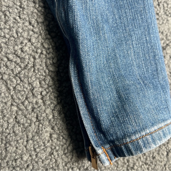 Joes Women's Denim Zip Ankle Distressed Jean Leggings SZ M - Picture 10 of 16